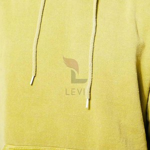 Sweat à capuche léger en polyester/coton, coupe classique, délavage acide, pour homme, nouvelle collection automne, broderie 3D unie - Product Image 6