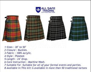 ผ้าตาหมากรุกลายตารางสก็อตแบบดั้งเดิมแห้งเร็วเสื้อผ้ายุโรป - Product Image 5