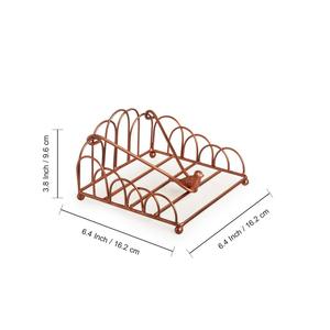 ที่ใส่กระดาษเช็ดปากแบบเหล็กหรูหราสำหรับงานแต่งงานที่บ้านโรงแรมร้านอาหารสำนักงานโต๊ะเครื่องบนโต๊ะกระดาษทิชชูปริมาณมาก - Product Image 4