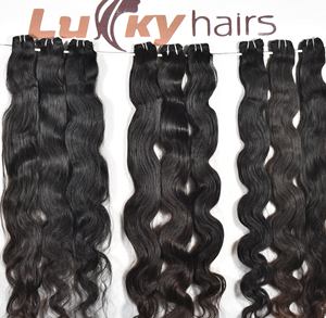 Extensions de cheveux humains cambodgiens alignés par cuticule vierge brute non traitée Vague naturelle tissée à boucles profondes lâches - Product Image 2