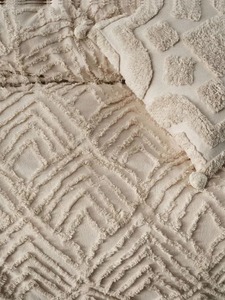 Luxury Home Decor Washed Cotton <b>Duvet</b> Cover for Home Hotel Bedroom Decor Bohemian King <b>Queen</b> Twin <b>Size</b> Bedding Tufted Bed Set - Product Image 4