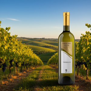 COLLE DEL GELSO Trebbiano Rubicone IGT Crisp Daily Italian White <b>Wine</b> 750ml Made in Italy 6 Bottles Per Box - Product Image 3