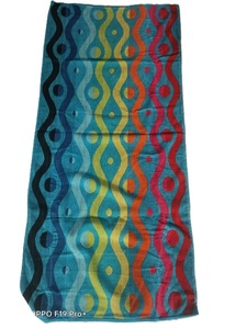 Serviette de plage conçoit des conceptions jacquard de coton éponge polyvalentes peuvent être des conceptions personnalisées styles qualité fabriquée en Inde - Product Image 5