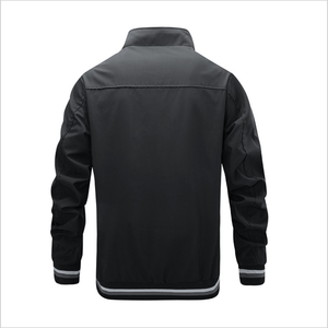 Blouson Softshell Moto Slim Fit Hiver Imperméable Respirant Extérieur Denim Brodé Impression Gonflée Baseball Sport - Product Image 4