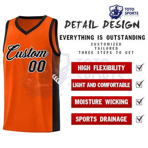 ชุดบาสเก็ตบอลแบบสปอร์ต ระบายอากาศได้ดี น้ำหนักเบา ดีไซน์ใหม่ บริการดีเยี่ยม ใส่สบาย ระดับมืออาชีพ ราคาขายส่ง - Product Image 3