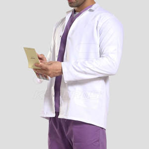 Venta al por mayor de ropa de Hospital Scrub Bata de laboratorio Precio barato Scrub Bata de laboratorio Último estilo Scrub Bata de laboratorio - Product Image 2