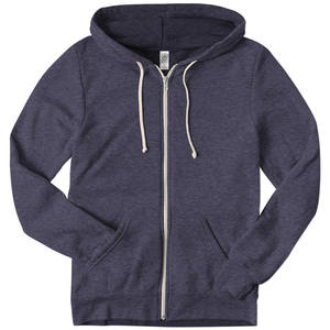 Venta al por mayor Zip-Up Hoodies Collection 3909 Unisex Tri-blend Fleece Zipper Hoodie Chaquetas - Product Image 2