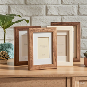 Marcos de Fotos de Madera Económicos para Pared de Fotos, Tamaño y Color Personalizables, A4, Soporte, Decoración de Fotos con Impresión Digital/Serigrafía - Product Image 6