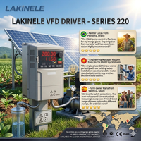 Variateur de fréquence triphasé 380V VFD 0,75kW-720kW, onduleur AC haute performance, contrôleur de vitesse de moteur, usage industriel 4KW