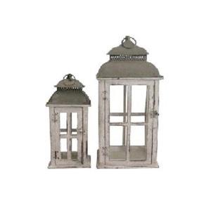 Metal <b>Lantern</b> <b>Candle</b> Holder for Home Decoration Black Powder Coated Stylish Design Metal <b>Lantern</b> <b>Candle</b> Holder Set of 2 - Product Image 3