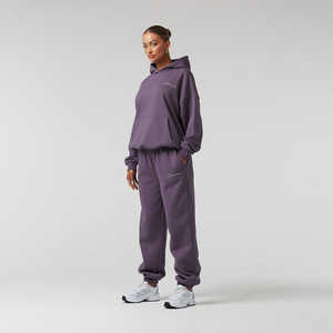 Survêtements imprimés décontractés de haute qualité pour femmes Taille personnalisée Plus Size Wholesale Logo Option pour la saison d'hiver - Product Image 4