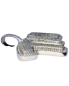 Handmade Crystal Latter Pendant <b>Necklace</b> Vintage Style <b>Boho</b> Jewelry - Product Image 3