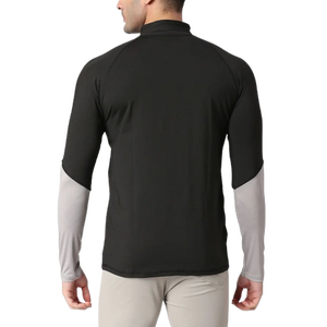 2024 de alta calidad personalizado para hombre cuarto 1/4 media cremallera Meath Top de gran tamaño 1/4 cuarto con cremallera pulóver cuarto con cremallera camisa pulóver - Product Image 6