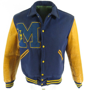 Sammy Wears - Chaquetas Varsity de Lana para Hombre y Mujer, Estilo Urbano, con Logos Bordados Personalizados, Resistentes al Agua y al Viento, para Otoño - Product Image 1