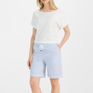ชุดเสื้อยืดและกางเกงขาสั้นผ้าฝ้ายสำหรับผู้หญิงชุดเสื้อยืดและกางเกงขาสั้นสำหรับใส่ในฤดูร้อน - Product Image 1