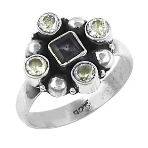 "Women's Trendy Gold-Plated 925 Silver Geometric <b>Statement</b> <b>Ring</b>-Gift for Any Occasion" - Product Image 3