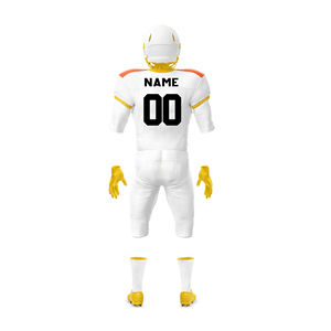 Uniforme de Fútbol Americano Profesional, Transpirable, de Secado Rápido, Manga Corta, para Equipos, Personalizado al por Mayor, 100% Poliéster Premium - Product Image 6