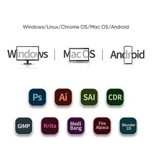 แท็บเล็ตกราฟิกสีเขียว พร้อมปากกาความละเอียด 5080 LPI รองรับแรงกด 8192 ระดับ และปุ่มลัดปรับแต่งได้ 8 ปุ่ม - Product Image 4