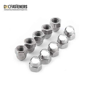 Acier inoxydable direct d'usine 304 écrous à tête hexagonale galvanisés et polis finition - Product Image 2