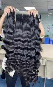 Precio de fábrica 100% Extensiones de cabello humano Remy Venta al por mayor Cabello ondulado natural con cutícula alineada - Product Image 3