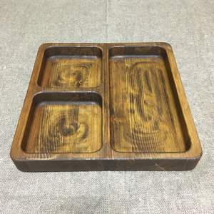 Wholesale Custom Rustic Brown round Walnut <b>Wood</b> <b>Serving</b> Food <b>Tray</b> Large Small Sizes Decorative Handles Natural SARVING <b>TRAYS</b> - Product Image 4