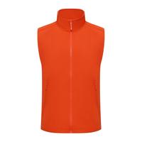 Chaleco Deportivo Personalizado OEM de Tejido Softshell, Cuello Alto, Cierre Completo, Unisex, 10 Colores, Tallas S-4XL