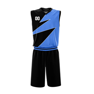Custom Logo Breathable Basketball Uniform Set 100% Polyester Summer Jersey & Shorts Plus Size Anti-UV Quick Dry Wholesale - Product Image 1