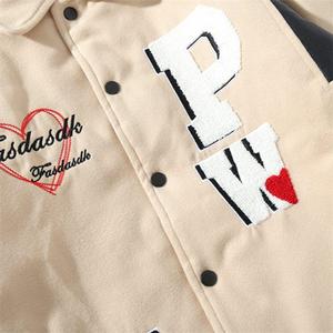 OEM Varsity chaquetas personalizadas en blanco Varsity Chenille parches Letterman Varsity chaqueta de gran tamaño de béisbol universitario chaqueta para hombre - Product Image 5