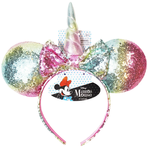 Serre-têtes personnalisables OEM/ODM avec sequins Mickey, Minnie Mouse et licorne, prix direct usine - Product Image 3