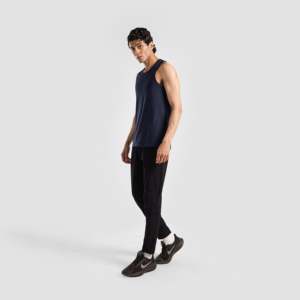 Pantalons et jambières noirs de sport haut de gamme pour hommes - Product Image 4