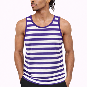 <b>Men</b> Breathable Workout <b>Tank</b> <b>Top</b> | Knitted Polyester Cotton Gym Vest | Summer Bodybuilding Activewear - Product Image 4