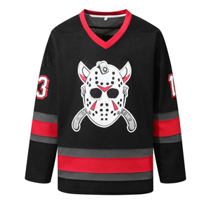 Último Diseño, 100% Poliéster, Jersey de Hockey sobre Hielo Sublimado Personalizado, Uniforme Deportivo para Hombre y Mujer, Nombre del Equipo Personalizado, Secado Rápido - Product Image 6