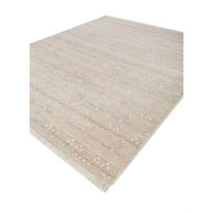 Alfombras de Lana Afgana Viscaya Ivory, Tejidas a Mano, Diseño Jacquard a Rayas, Técnica de Tejido Plano, Forma Rectangular, Tabriz - Product Image 2