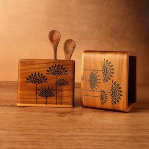 Lightweight Wooden Printed <b>Utensil</b> <b>Holder</b> Low Price Stand for Spoons and Spatulas Affordable Wooden Printed <b>Utensil</b> <b>Holder</b> - Product Image 1
