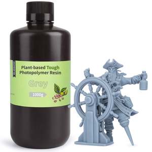 ELEGOO <b>3D</b> <b>Printer</b> Accessories 1KG & 2KG of Plant-Based Photopolymer <b>Resin</b> Colorful Inks for Creative Designs - Product Image 1