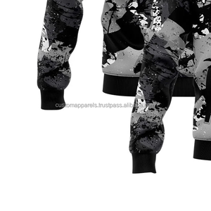 Blouson universitaire personnalisé à marque distinctive MCACVJ-215 en laine, col montant, broderie décorative, logo sur le devant, respirant, pour homme - Product Image 5