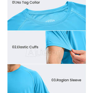 Nueva llegada Camiseta de manga corta de pesca para hombres camiseta de pesca con logotipo personalizado para actividades al aire libre - Product Image 6