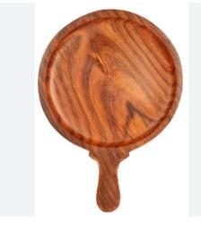 ถาดไม้ขนาดใหญ่พร้อมด้ามจับเป็นรูทรงกลมถาดเสิร์ฟอาหารดีไซน์ทันสมัยถาดไม้เสิร์ฟอาหาร - Product Image 6