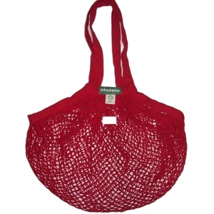 Sac en filet de coton écologique pour fruits et légumes, motif géométrique, multi-usages, rétractable, certifié GOTS, pour le shopping quotidien - Product Image 1