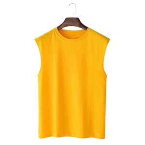 Débardeurs Homme Personnalisés OEM de Haute Qualité pour Musculation en Coton/Bambou – Légers, Respirants, Écologiques, Séchage Rapide, Imprimés - Product Image 4
