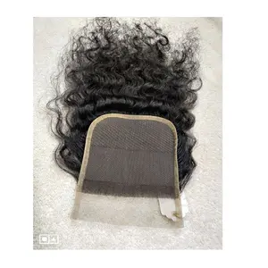 Indian Raw Virgin Natural deep Curly Swiss lace HD closure Frontal Manufacturers Suppliers Wholesaler