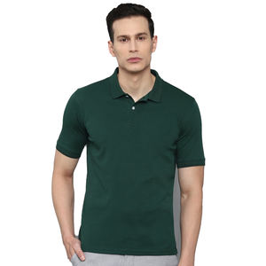 Vente en gros de polos de golf d'été pour hommes 100% coton respirant décontracté solide motif imprimé manches courtes anti-rides - Product Image 1