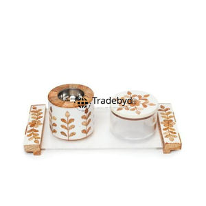 Elegante quemador de madera Mubkhar que fusiona artesanía tradicional con estética moderna para decoración e incienso de Tradebyd - Product Image 1