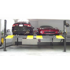 Elevador de Estacionamiento de Cuatro Postes BendPak HD-9SW, Doble Ancho, Capacidad de 9,000 lb, Nuevo Diseño Gris - Product Image 5