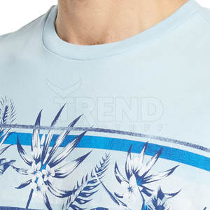 เสื้อยืดลำลองผู้ชาย ผ้าฝ้ายใยไผ่ ขายส่ง สกรีนโลโก้ได้ แบบเรียบ พิมพ์ลายเท่ ระบายอากาศ แห้งเร็ว คอกลม - Product Image 5