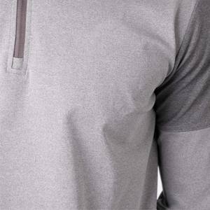 OEM Personnalisé Performance Séchage Rapide 1/4 Zip Manches Longues Athlétique Gym et Golf Running Shirts pour Hommes - Product Image 5