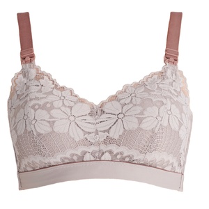 Tamaño de copa XXL Diseño de encaje de alta calidad Sujetadores de lactancia de maternidad de látex Ropa de dormir informal Cobertura completa Sin costuras Tallas grandes Todos los días - Product Image 1