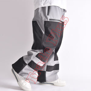 Personalizado de ajuste holgado Hipster esquí nieve pantalones holgados cortavientos cremallera Fabricación de estilo Hip Hop a prueba de viento Cargo ropa de esquí - Product Image 3