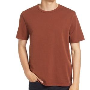 T-shirts de haute qualité 100% coton pas cher blanc plaine t-shirts pour hommes en gros T-shirt à manches courtes et à épaules tombantes de l'usine - Product Image 5