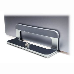 Digimore Réglable Premium Aluminium Vertical Stand Holder Dock Capuchons de Protection Couleur Argent Compatible pour MacBook Tablet PC - Product Image 4